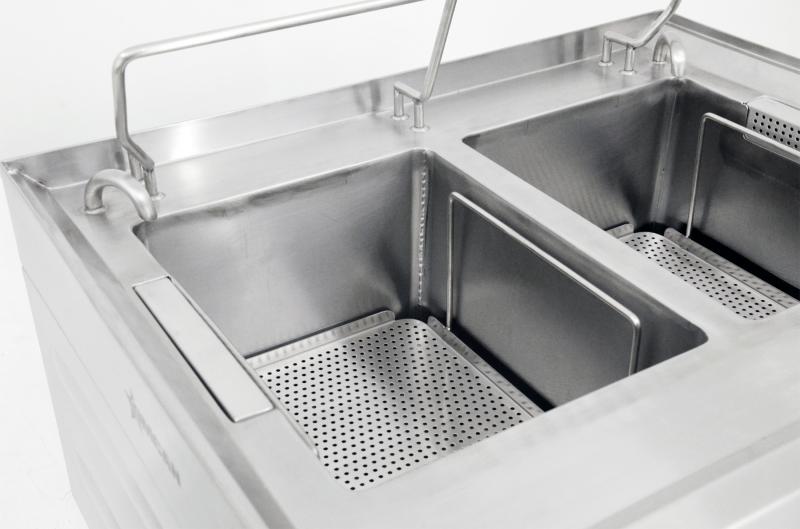 Double Tank Electric Pasta Cooker with Two 9LCapacity